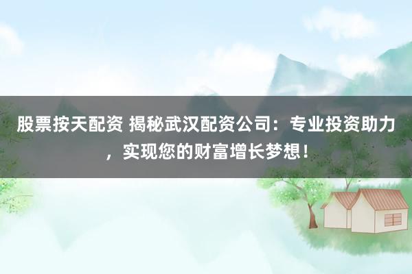 股票按天配资 揭秘武汉配资公司：专业投资助力，实现您的财富增长梦想！