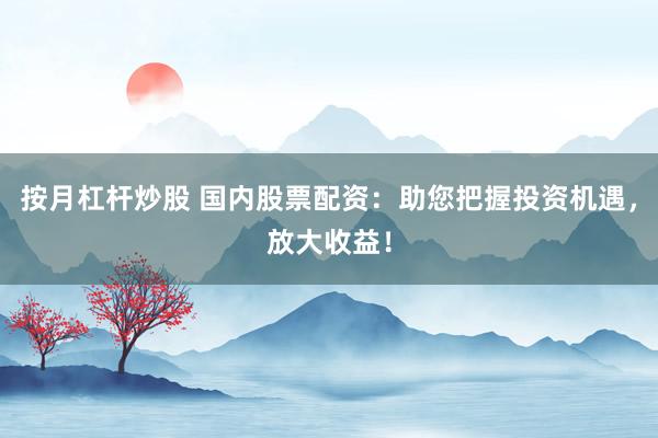按月杠杆炒股 国内股票配资：助您把握投资机遇，放大收益！